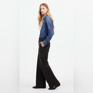 Madewell Black Wide Leg Pants